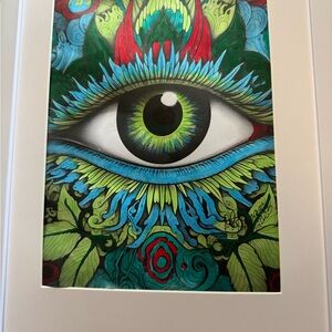 Vibrant Eye Illustration Art